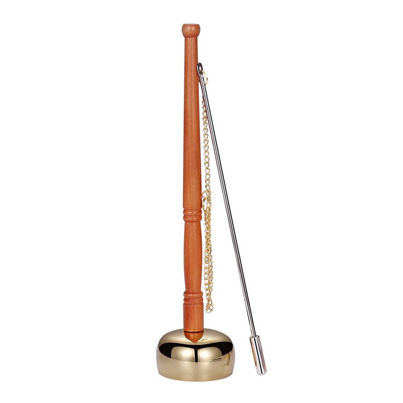 Amazon.com: 黄铜引磬 （ yinqing) 法器木柄引罄 手磬 （ 1pcs